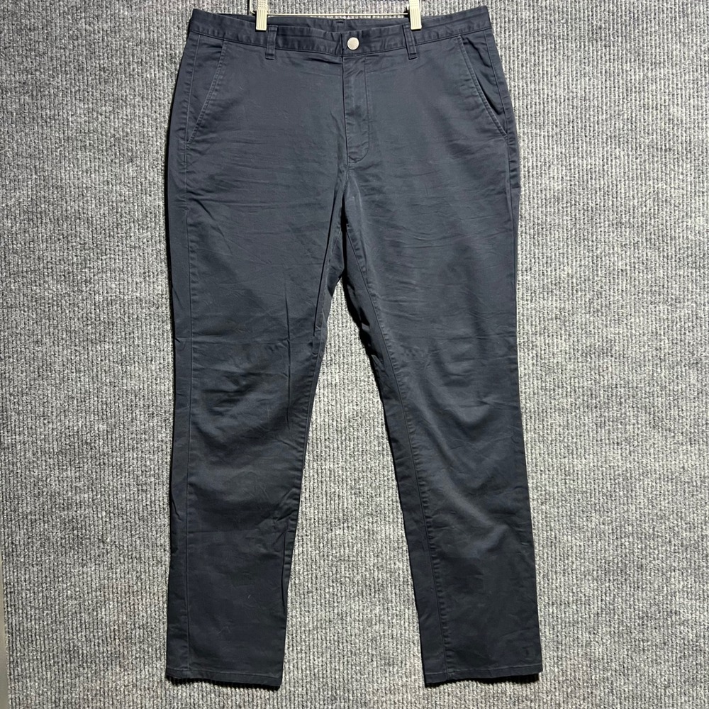 Bonobos Chinos Mens 36x32 Dark Navy Blue Tailored Fit Stretch Cotton Pants